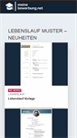 Mobile Screenshot of meinebewerbung.net